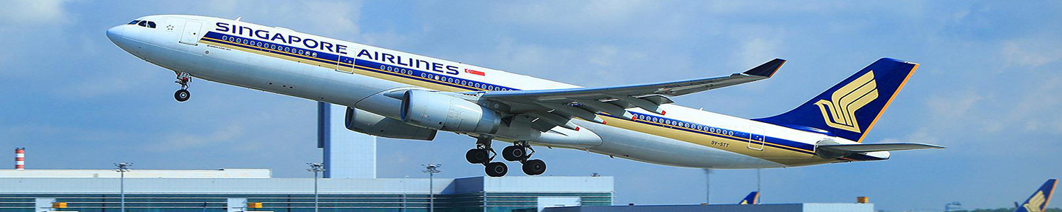 Photo of Singapore Airlines plane taking off