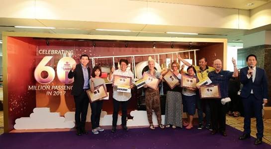 changi 60th millionth passenger