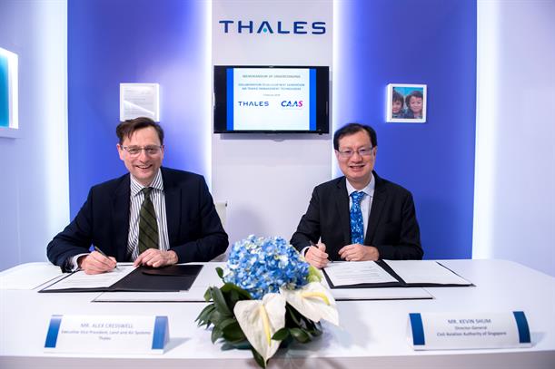 Photo 1 - CAAS-Thales MOU Photo 1 - CAAS-Thales MOU