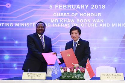 SG-ICAO MOU signing